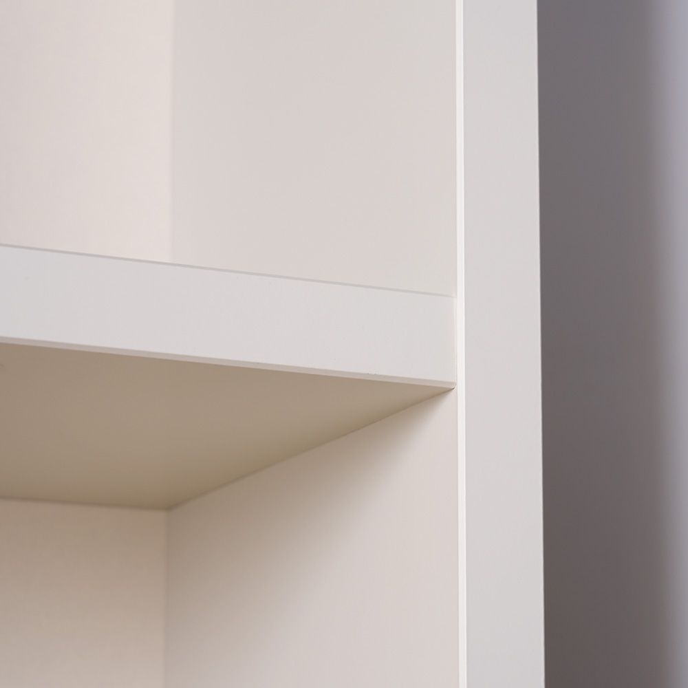 스토바 틈새 주방 거실 다용도 도어 수납장 1200x295x815mm, 2단, 크림화이트 - 상세 이미지 5