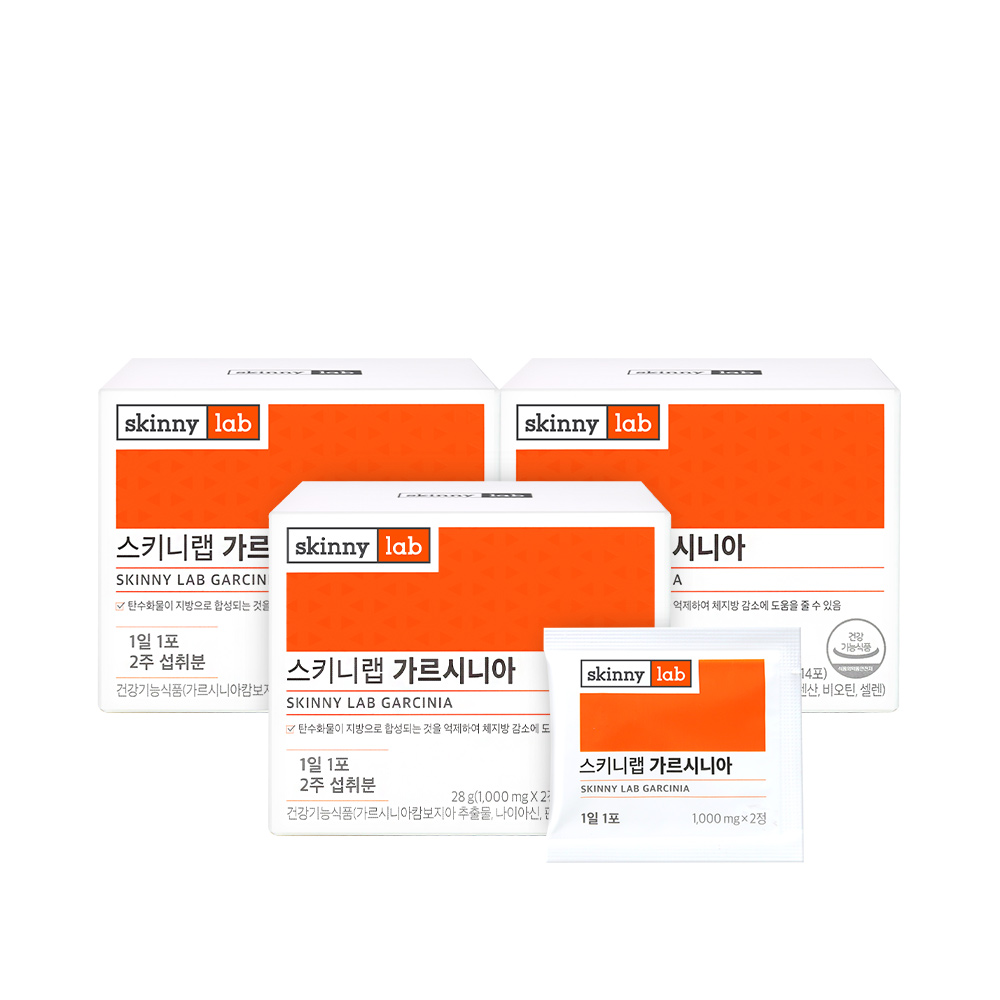 스키니랩 가르시니아 캄보지아 14포, 3개 - 상품 이미지