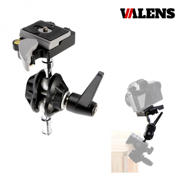 VL-155RC 더블 볼 틸트 헤드 DOUBLE BALL TILT HEAD / 평판, 수직촬영