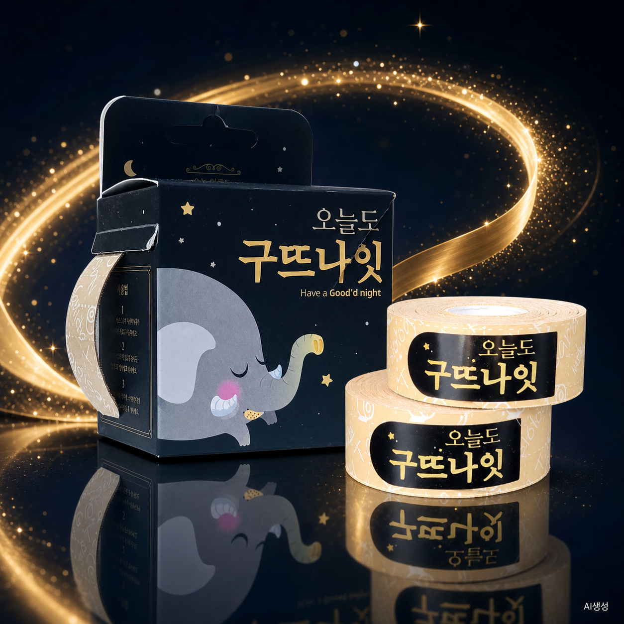 구뜨나잇 입벌림방지밴드 구강호흡 입막음 테이프 입술 수면 마우스 입테이프 입밴드 고치는법 - 상세 이미지 2