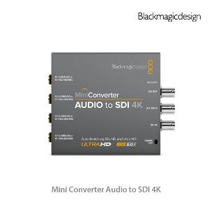 Mini Converter Audio to SDI 4K