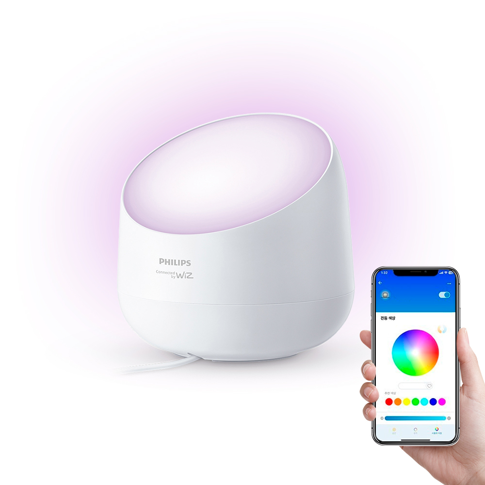 위즈 스마트 테이블등 무드등 수면등 스콰이어 Matter IoT - 상품 이미지