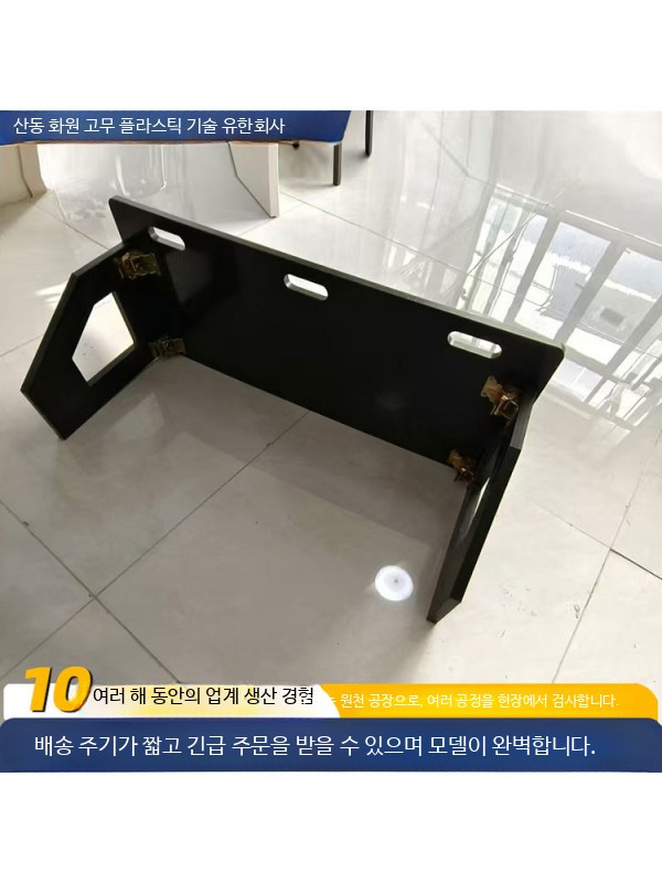 접이식 축구 패스 연습용품 휴대용 리시빙 트래핑 슈팅 리턴 훈련 장비 각도 블랙 100X50CM - 상세 이미지 4