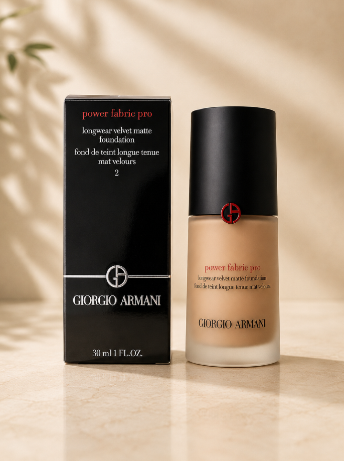 조르지오아르마니 파워 패브릭 프로 롱웨어 벨벳 매트 파운데이션 2호, 30ml - 상품 이미지