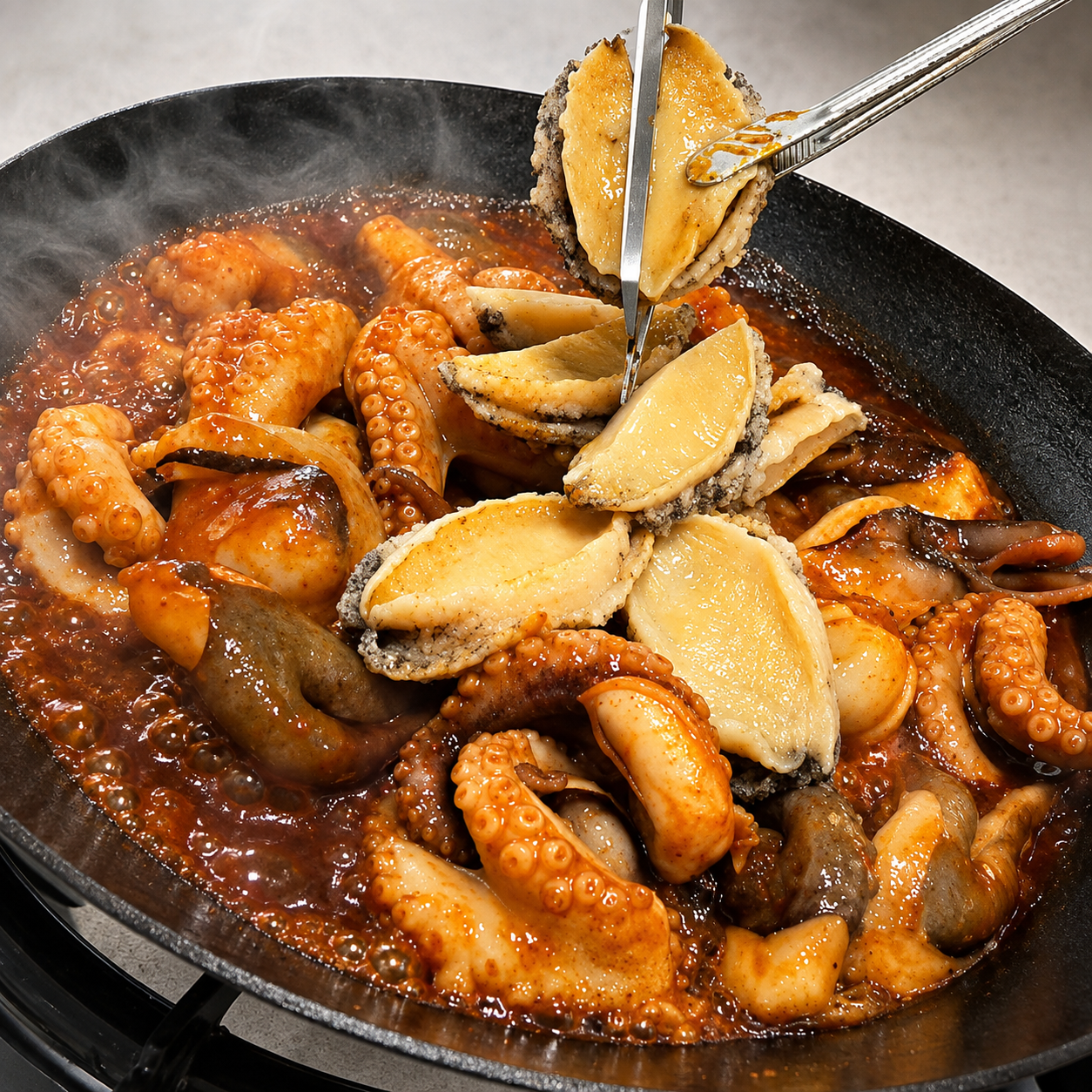 [떡볶퀸x송쭈집]인천 송도 맛집 송쭈집 전복쭈꾸미볶음 밀키트 500g 2인분 쭈꾸미볶음 밀키트 이미지 7