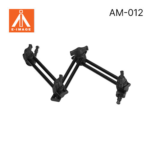 E-IMAGE GRIP AM-012 3 SECTIONS DOUBLE ARTICULATED SRM 5/8 PIN WITH 3/8 -16 FEMALE T