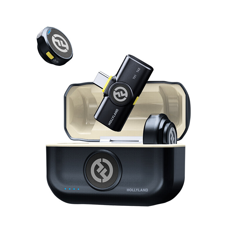 홀리랜드 LARKM2A-DUO USB-C 플러그 무선마이크 듀오 시스템