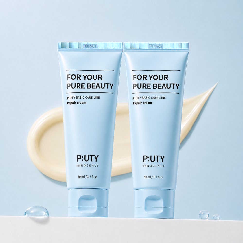 퓨노센스 리베어크림 재생 수분 진정 시카 EGF 판테놀 세라마이드 크림 50ml, 2개