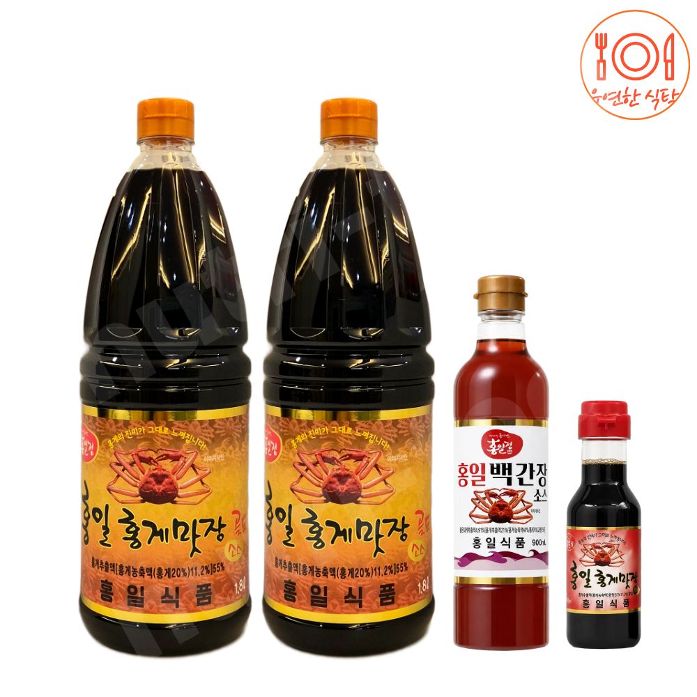 홍게간장 골드 1.8리터 2개 + 700ml 맛장 편스토랑 - 상품 이미지
