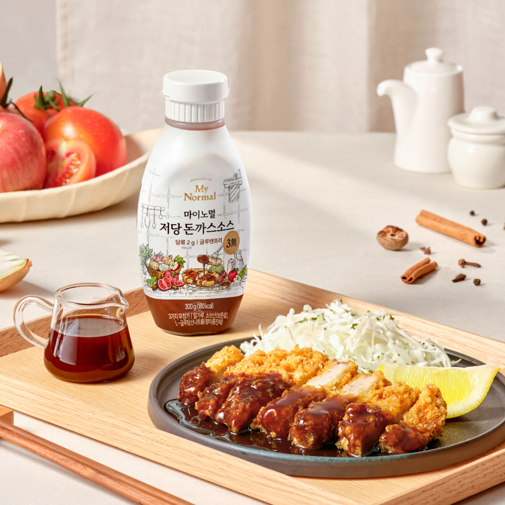 마이노멀 저당 돈까스소스 300g, 1개 상품 이미지
