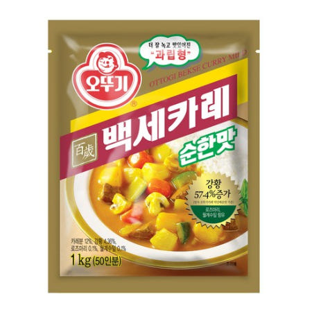 오뚜기 백세카레 순한맛 1kg