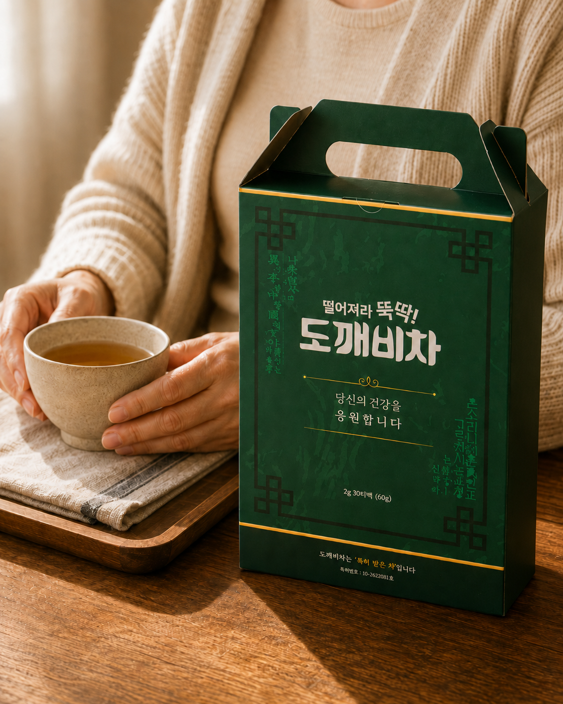 도깨비차 여주차 돼지감자 차 티백 무카페인 선물세트 1BOX 30개입
