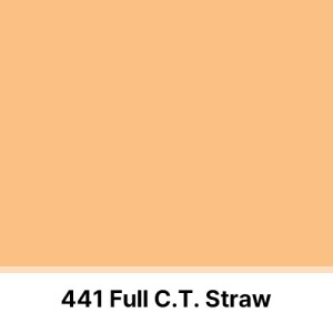 LEE FILTERS 441 Full C.T. Straw 롤 (7.62m x 1.22m)