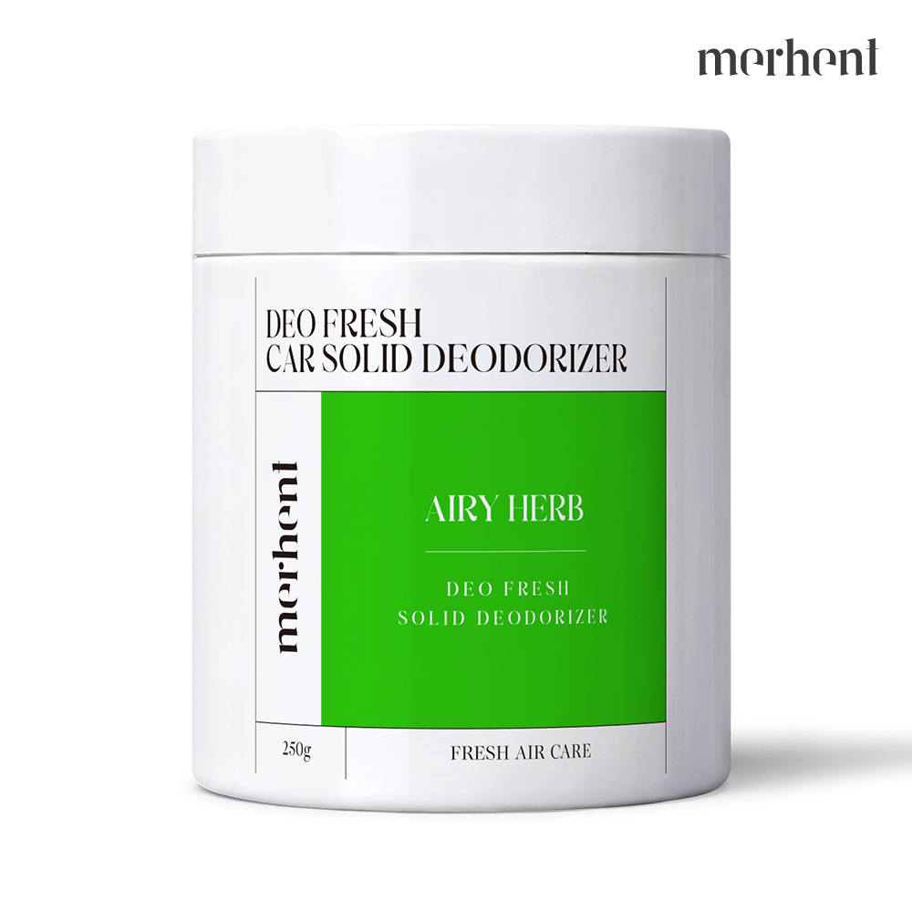 1+1 메르헨트 차량용 고체탈취제 250g 에어리허브 대용량 자동차 실내 에어컨 냄새 제거 - 상세 이미지 2