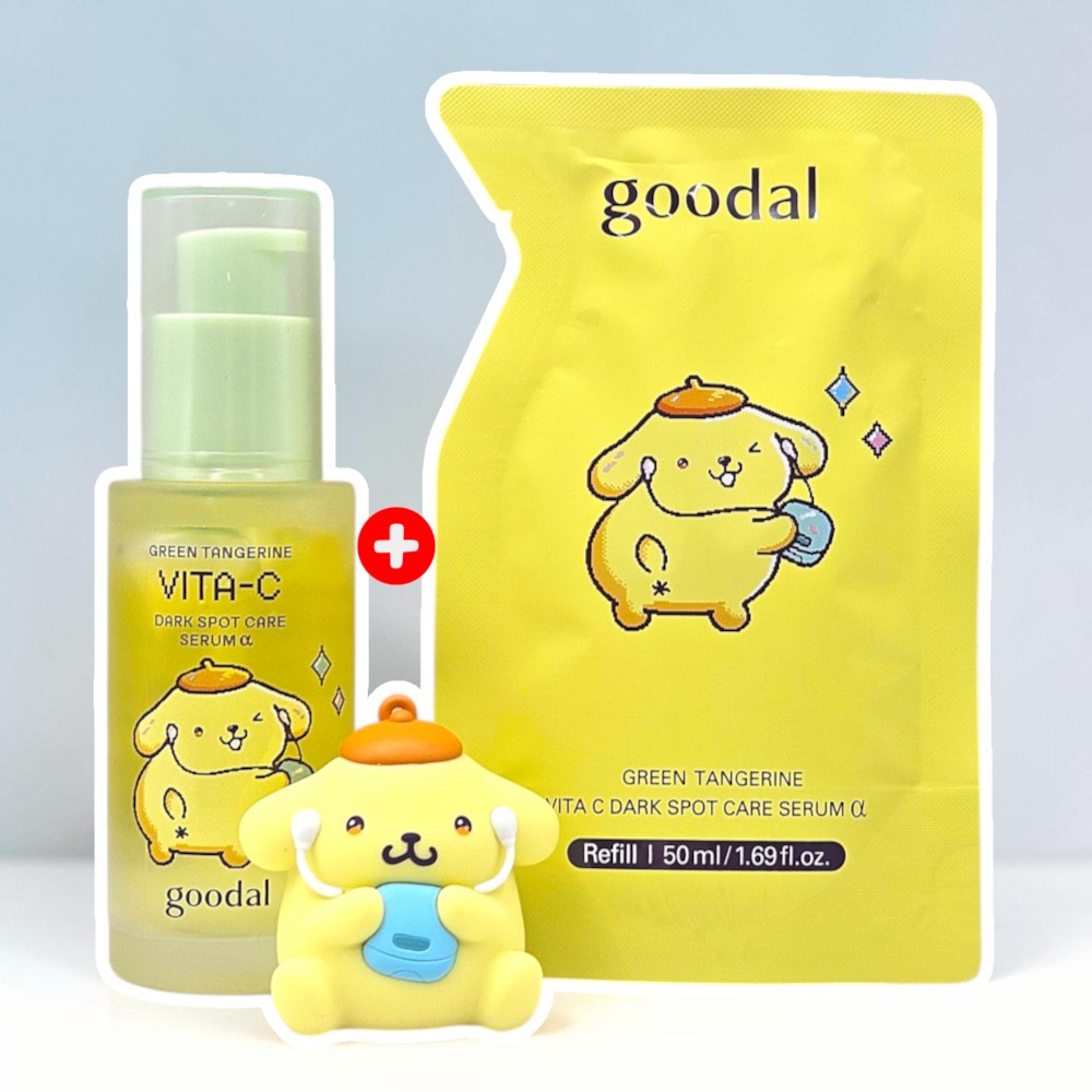 구달 청귤 비타C 잡티 케어 세럼 50ml+50ml리필 대용량 (+폼폼푸린 마그넷 피규어 추가) - 상품 이미지