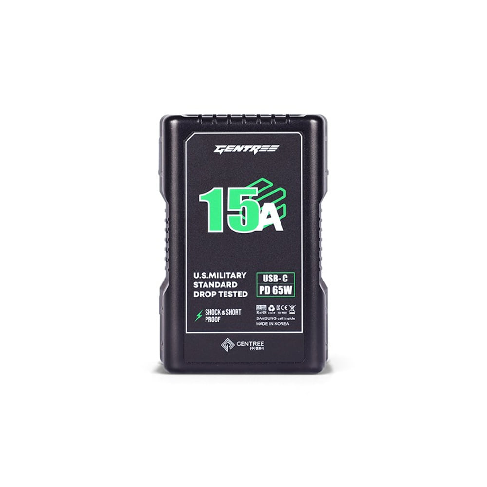 젠트리 E-CUBE-195W15A-C USB-C타입 V-마운트 배터리