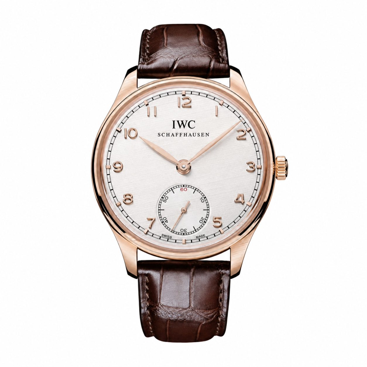 IWC 포르토피노 포르투기저 호환 가죽 스트랩 디버클 브라운 이미지 7