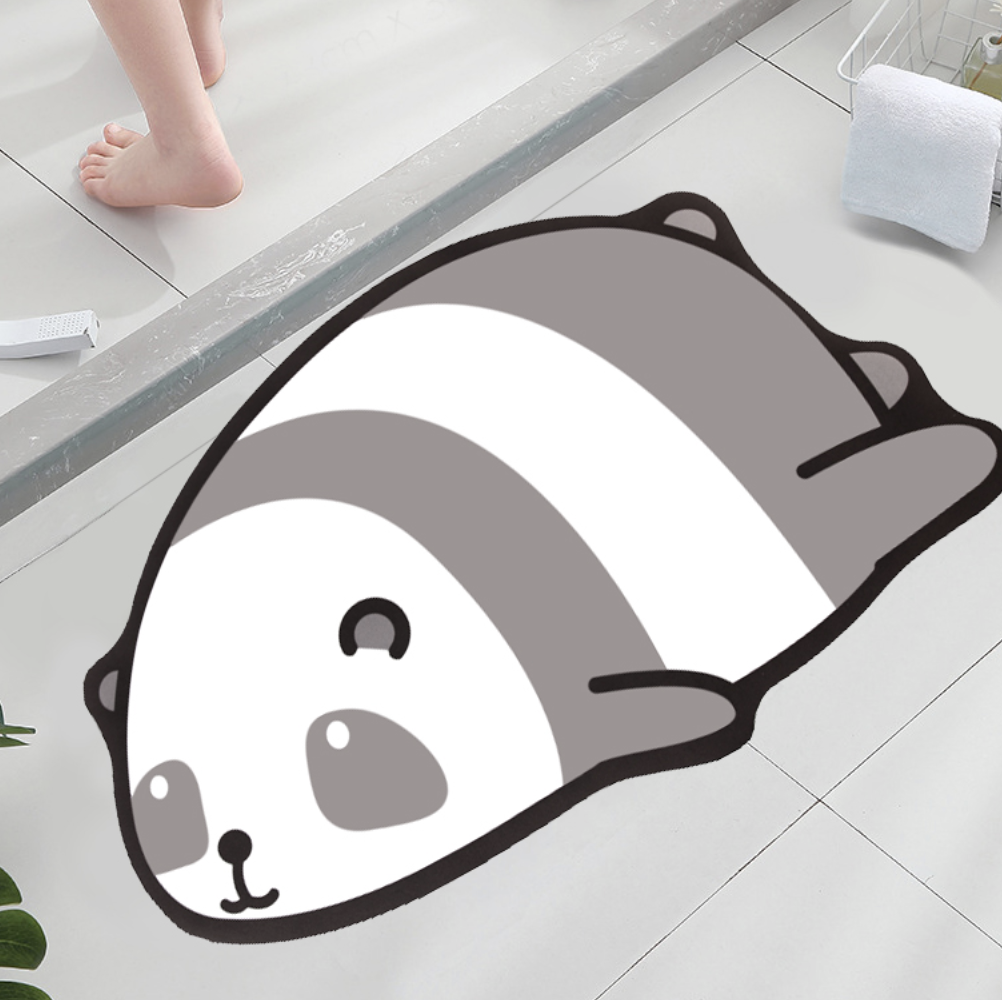 팬더발매트 빠른건조 규조토매트 욕실바닥발판 - 상품 이미지