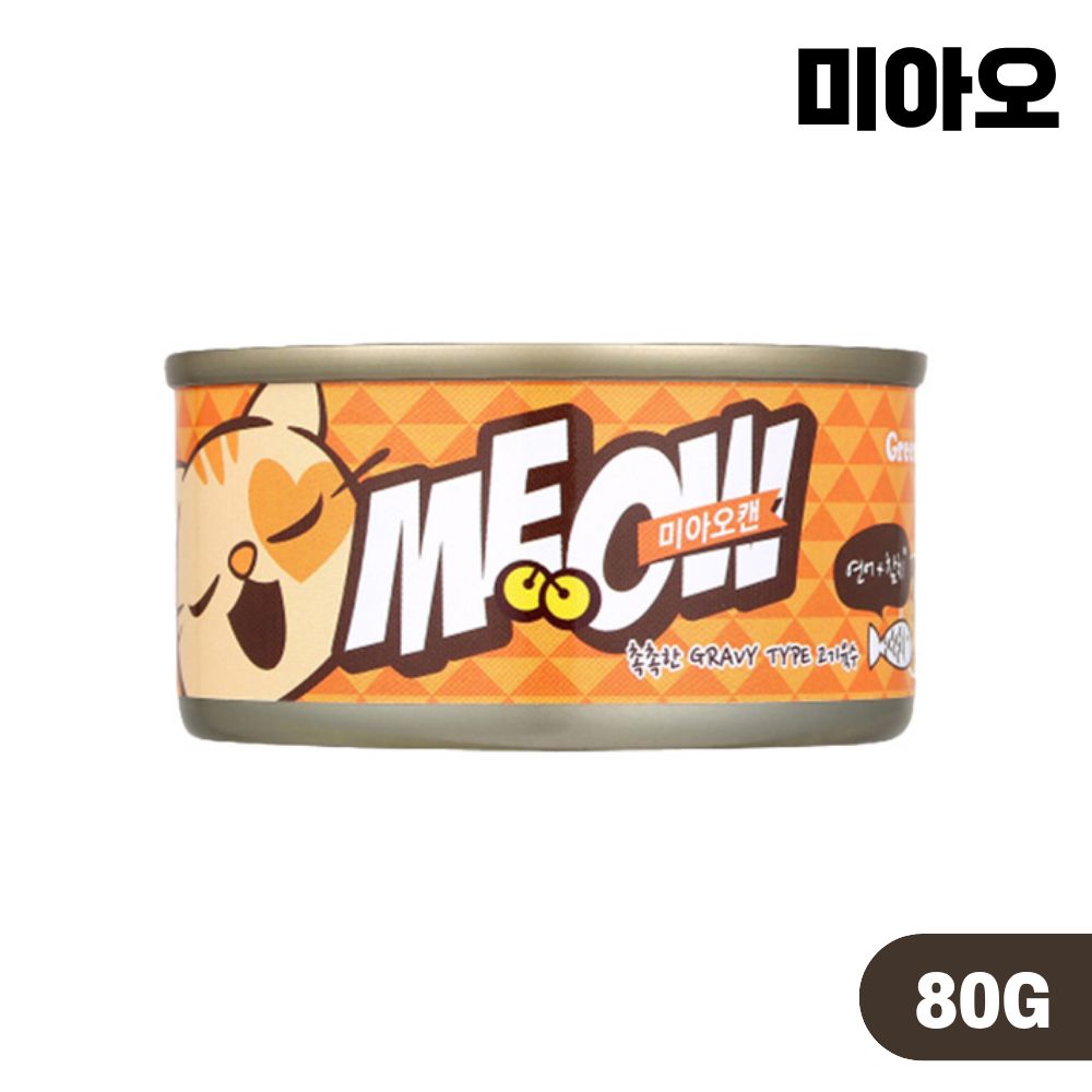 미아오캔 고양이캔 길냥이 통조림 6종 콤보, 80g, 6개 이미지 6