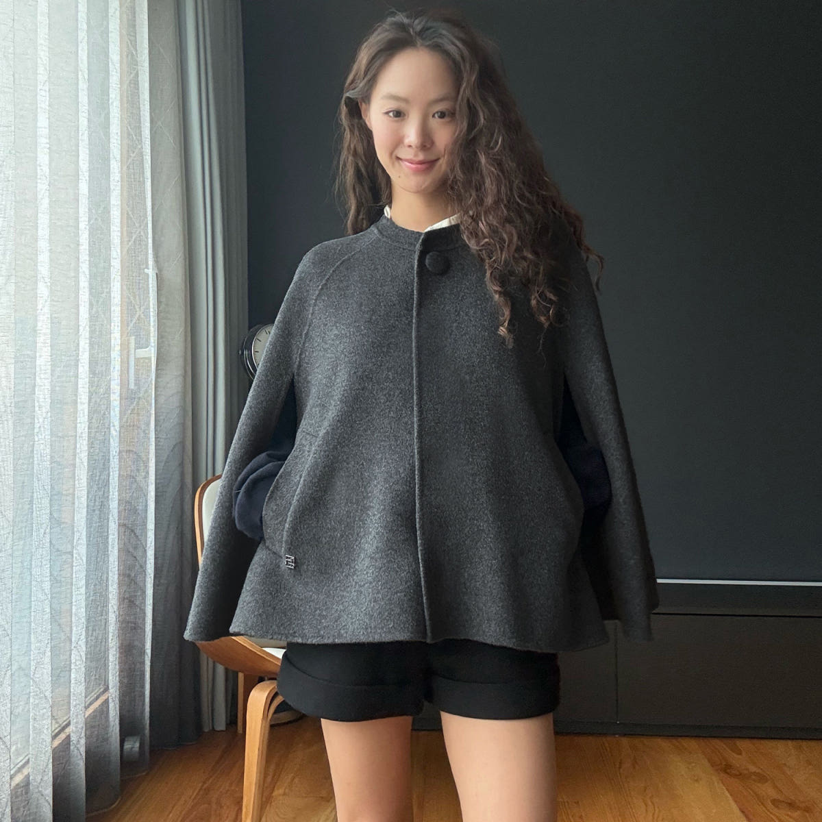 제로스트릿 [10/01 예약배송][제로스트릿][3컬러] 핸드메이드 케이프 코트 HANDMADE CAPE COAT - 최저가 151,000원