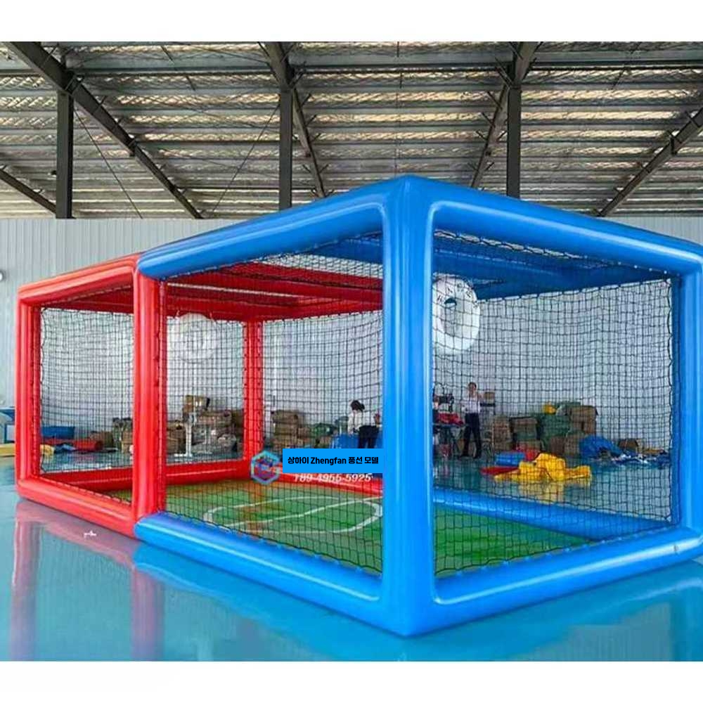 드론 축구 게임장 무인 비행기 항공기 그물 대회 체험 3x3x3M - 상품 이미지