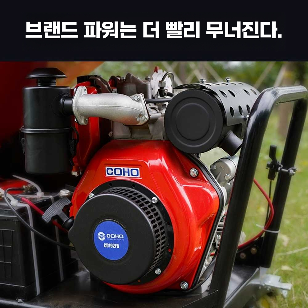목재파쇄기 건초 절단기 사료 볏짚 잔가지 농작물 디젤 190 4륜 모델 - 상세 이미지 3