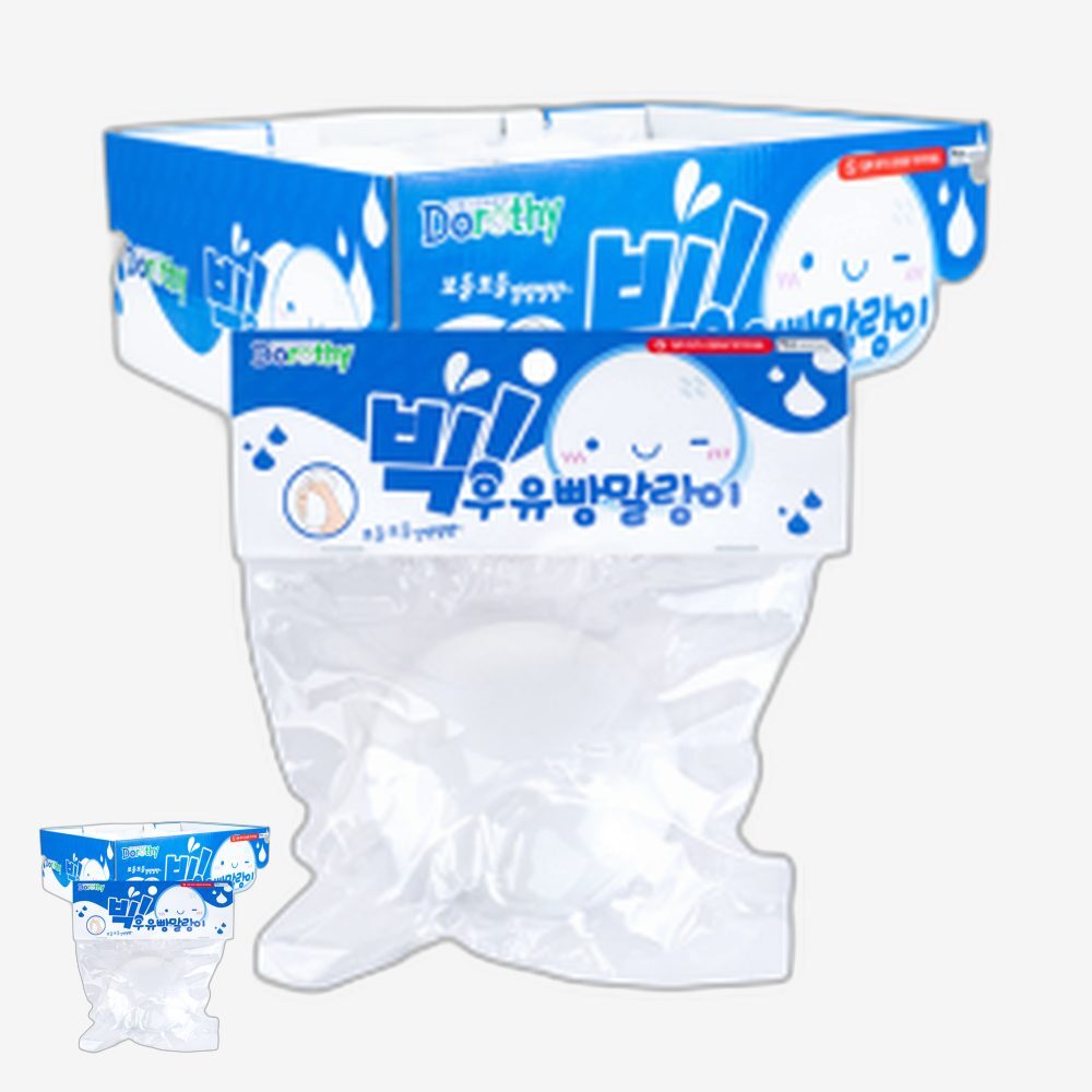 빅사이즈 초등창의수업 우유빵말랑이 부드러운질감 실내오감놀이 스퀴시장난감 스퀴시만들기 6개입 - 상품 이미지