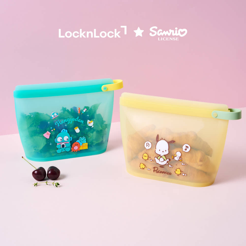 락앤락 락앤락 산리오캐릭터즈 실리콘 지퍼백 1.3L 포차코