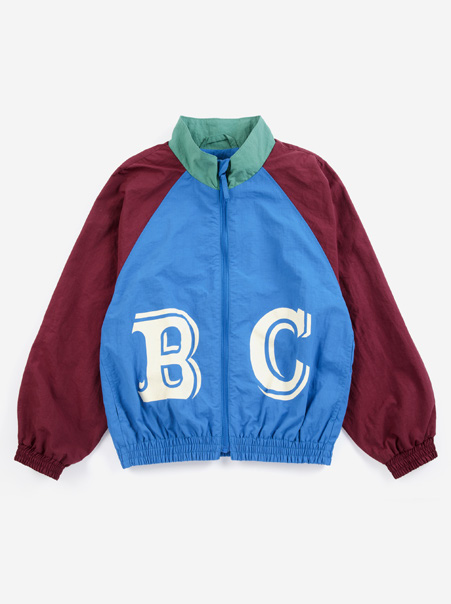 26FW 보보쇼즈 키즈 트랙수트 바람막이 자켓 블루 B226AC117 421 - 상품 이미지