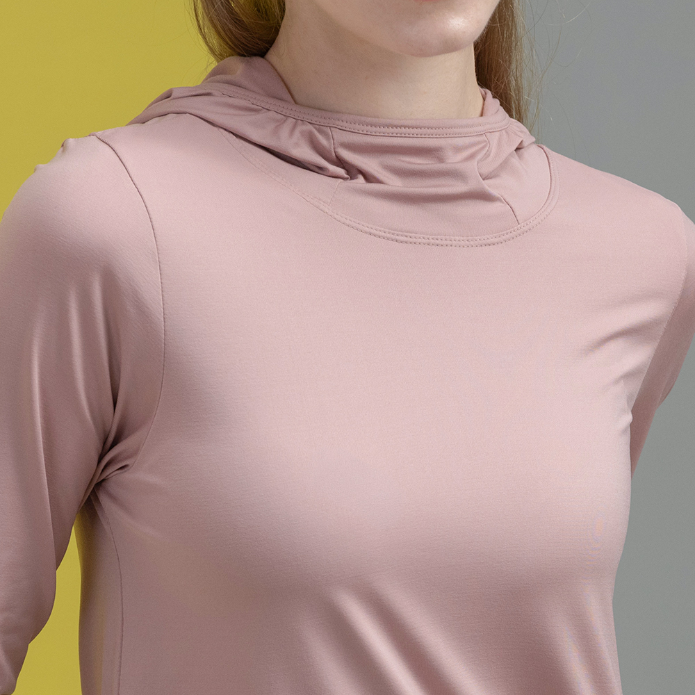 뒤란 스무스 기모 하이넥 후드 티셔츠 DTF6W-4185 3colors 이미지 6