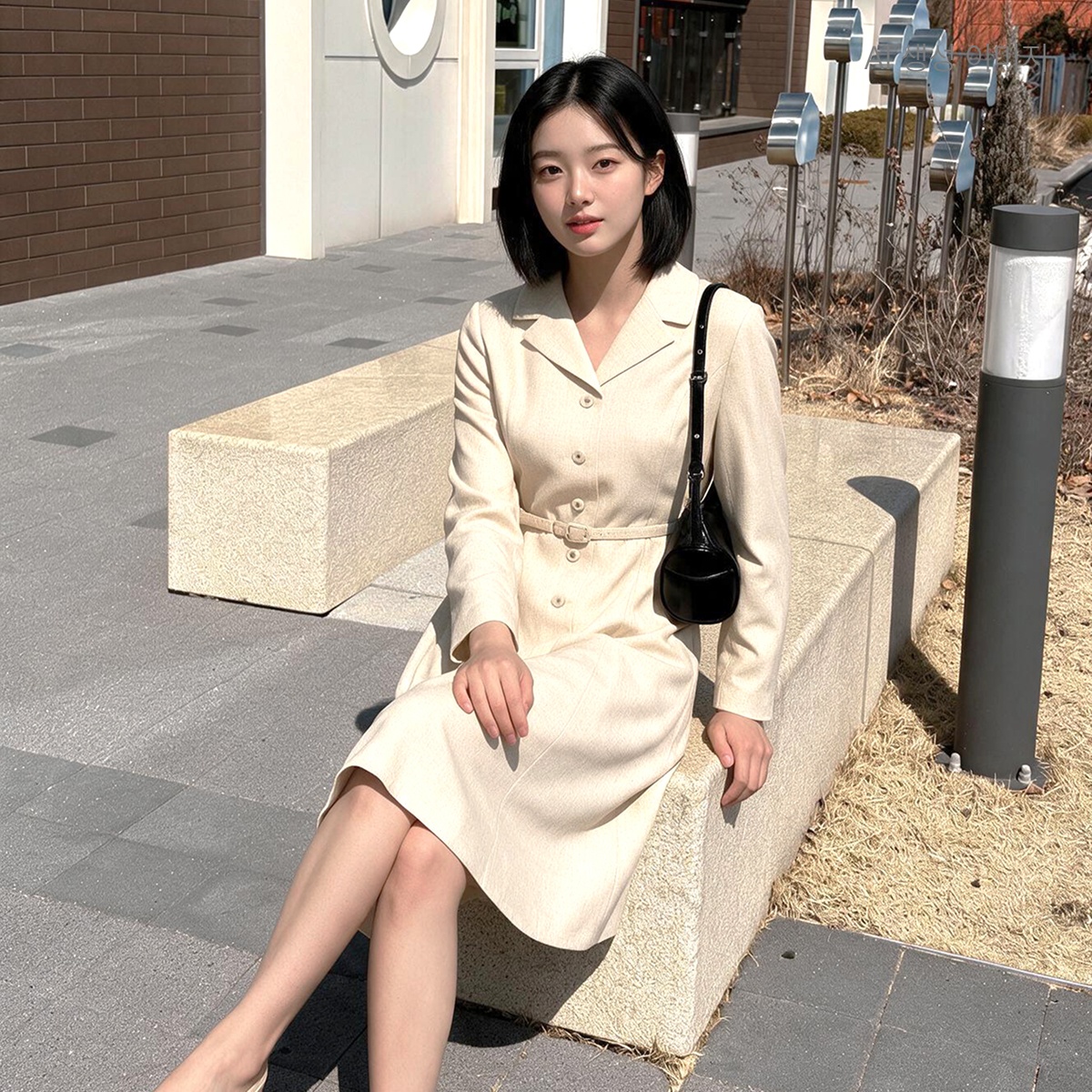로엠 자켓형 싱글 롱원피스 RMOWG12ST2 상품 이미지
