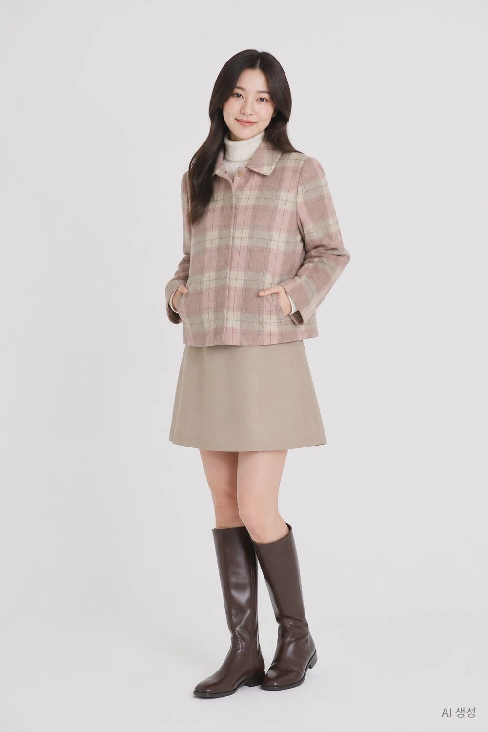 오조크 라이트 핑크 여자 85-160 자켓 O3733 - 상품 이미지