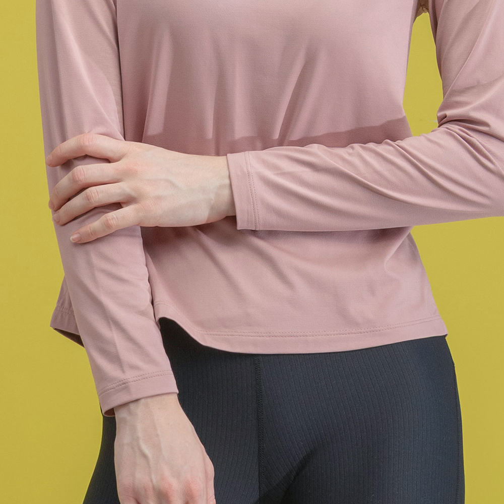 뒤란 스무스 기모 하이넥 후드 티셔츠 DTF6W-4185 3colors - 상세 이미지 3
