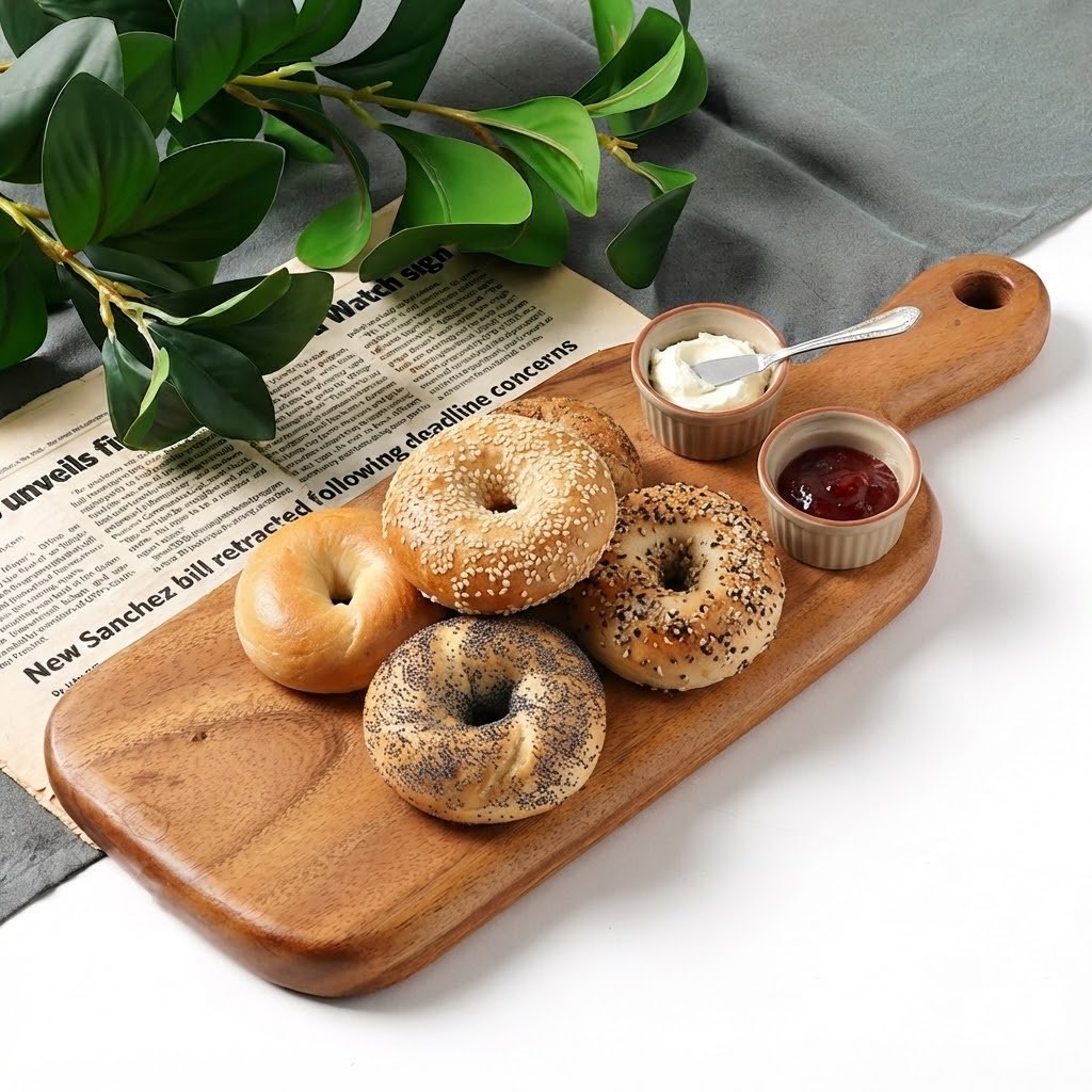 아망 손잡이 빵도마 사각, 29x15cm - 상품 이미지