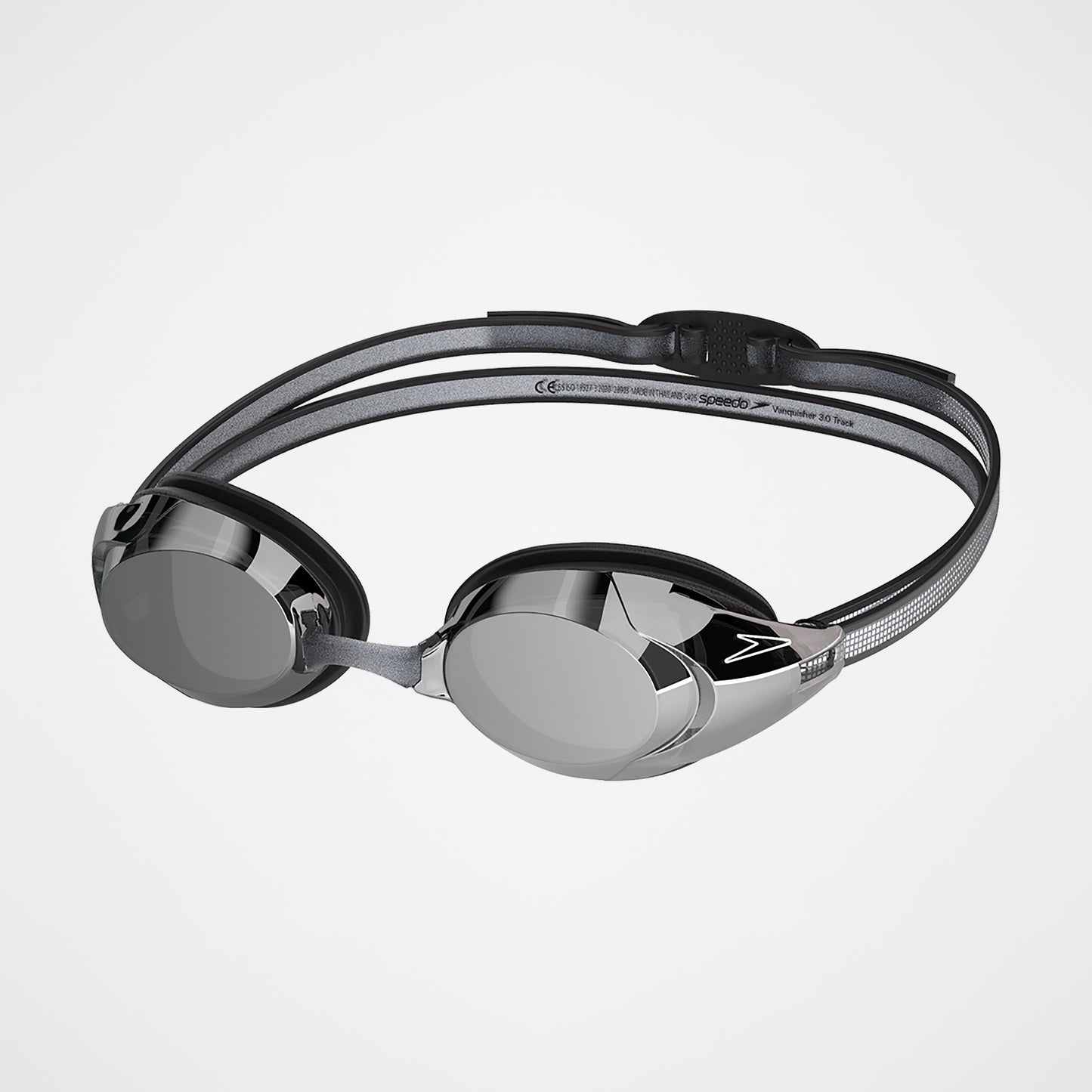 Speedo iQ Vanquisher 3.0 Track Mirror Black/Grey - 상품 이미지