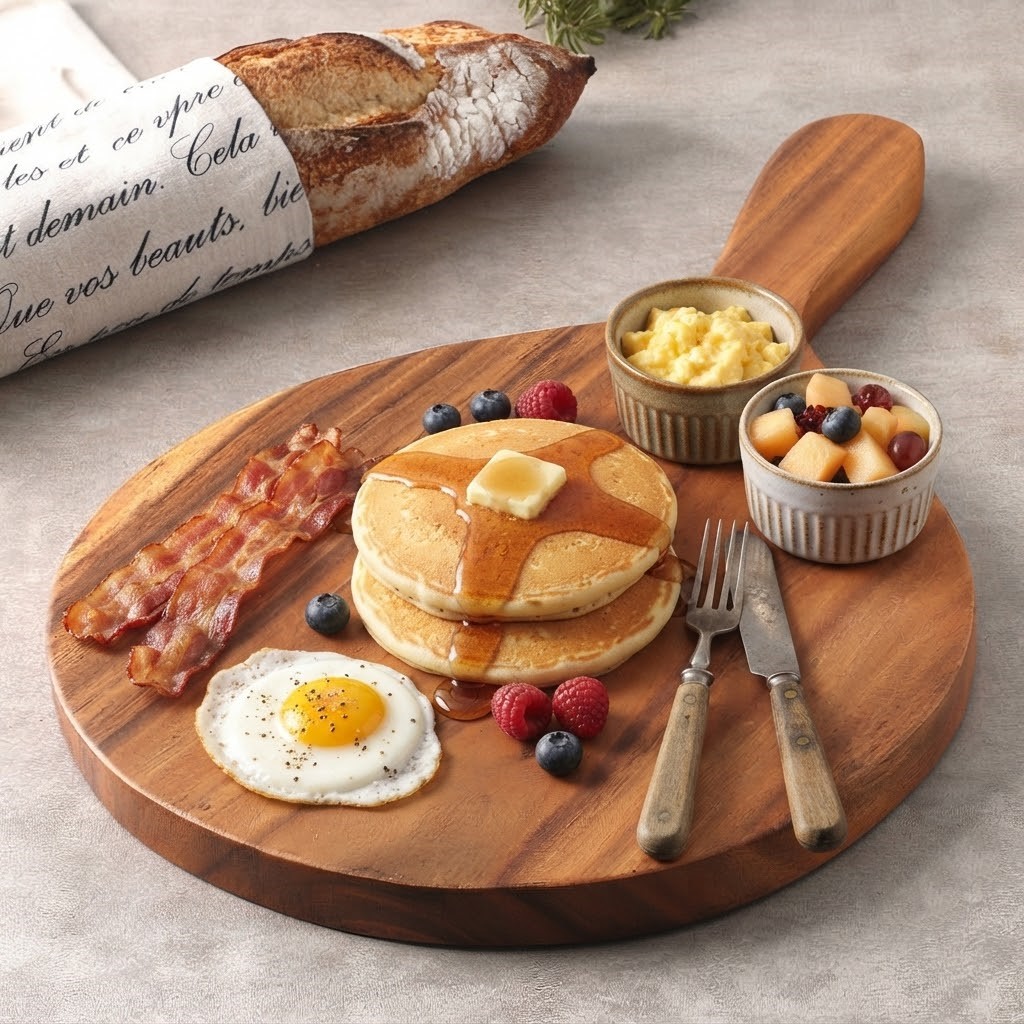 독특한 디자인 플레이팅 도마 빵도마 피자판 서빙보드 28x26.2cm, 바고 소 - 상세 이미지 4