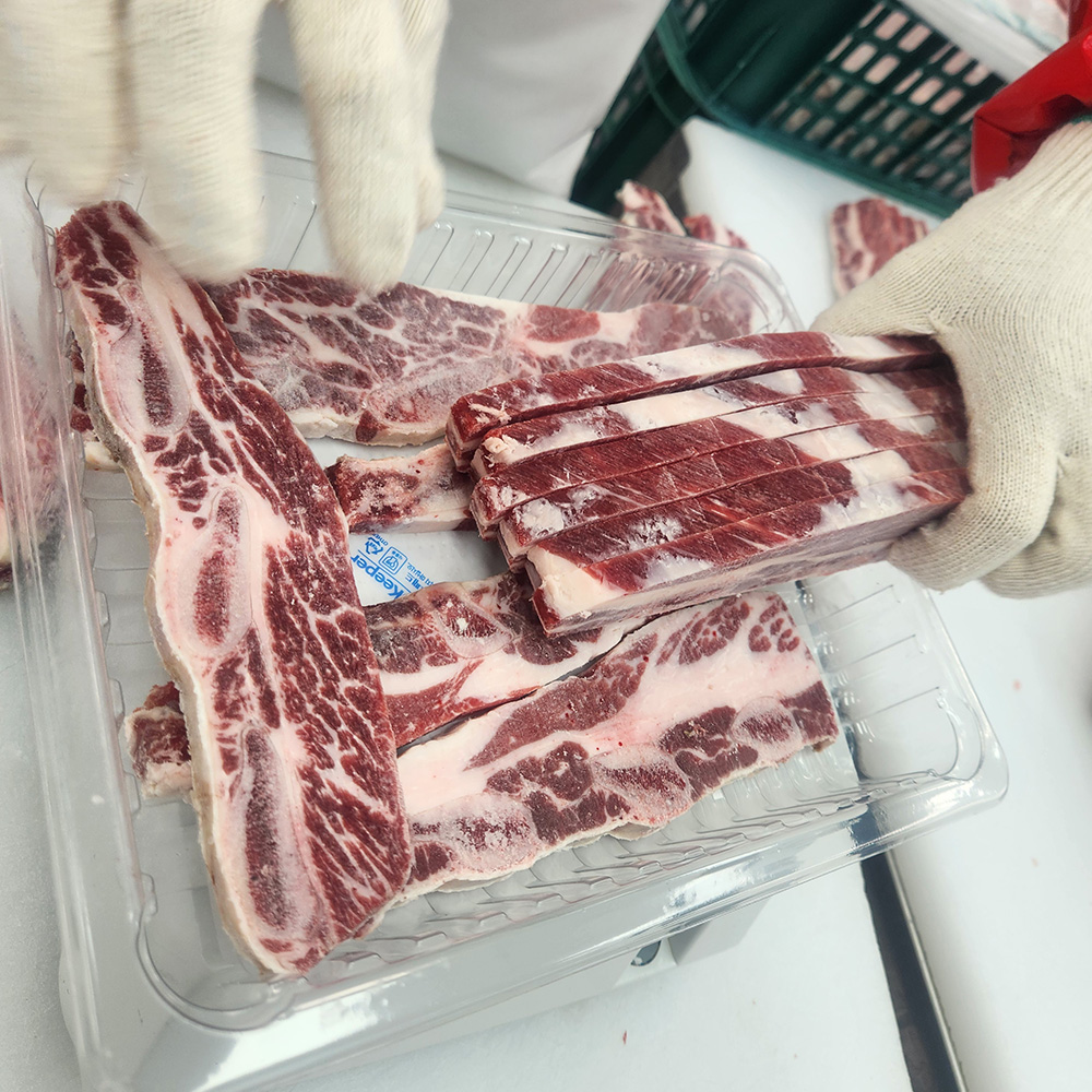초이스등급 프리미엄 미국산 LA꽃갈비 선물세트 마블링 좋은 명품 소갈비 구이용 1.5kg, 1개 - 상세 이미지 5