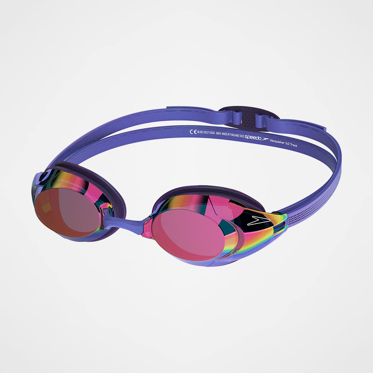 Speedo iQ Vanquisher 3.0 Track Mirror Purple - 상품 이미지