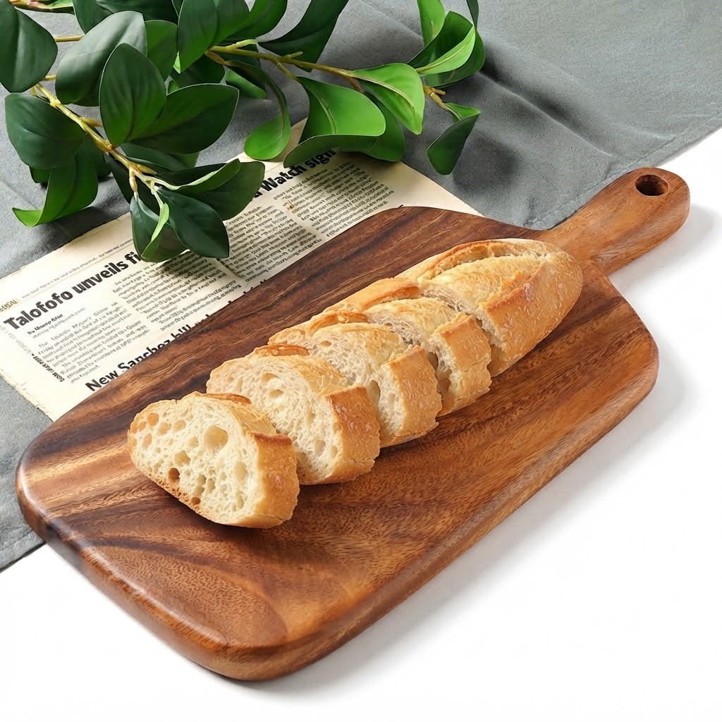 아망 손잡이 빵도마 사각, 33.8x20.3cm - 상세 이미지 3
