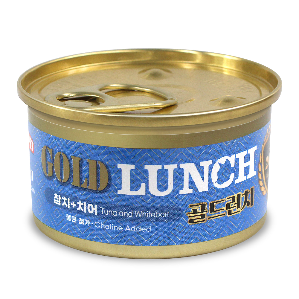 프리미엄 골드런치캔 고양이캔 습식 치어 참치, 80g, 1개 - 상세 이미지 2