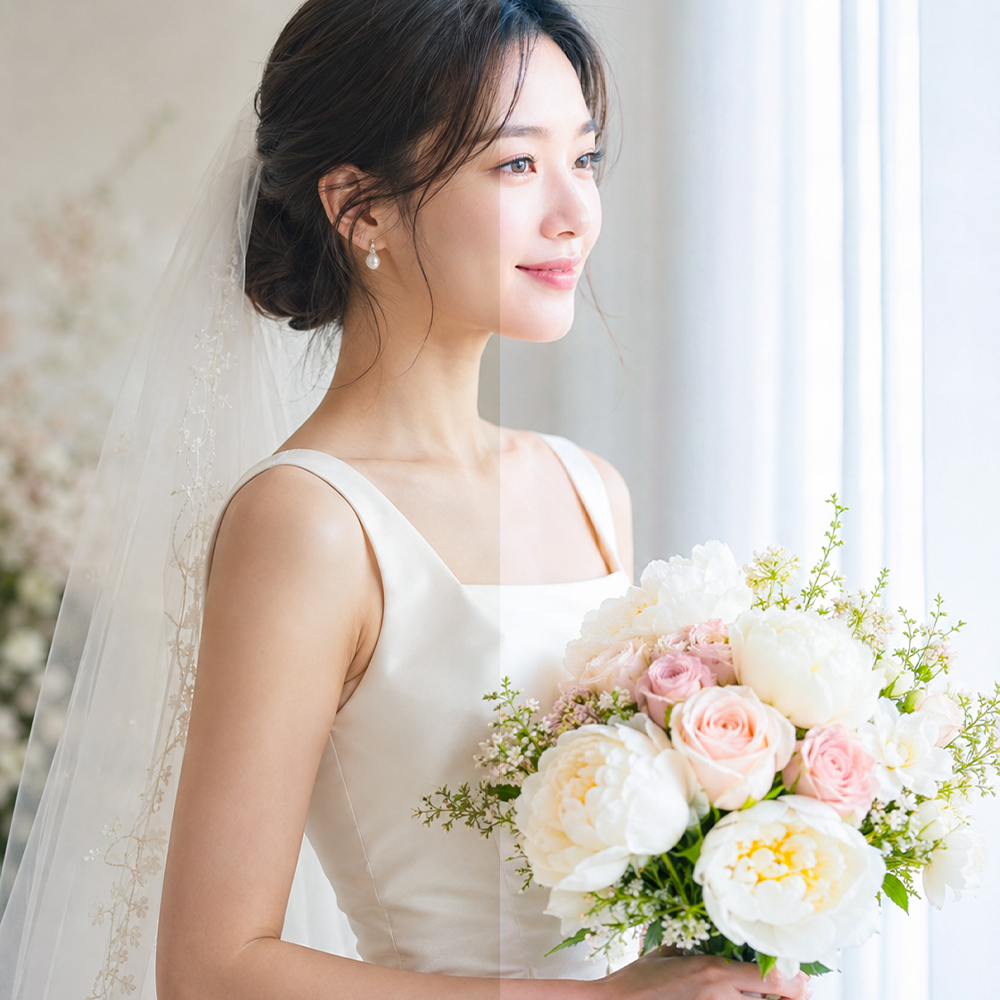 웨딩 라이트룸 프리셋 + 가이드 포함 (사진 보정 필터 인스타그램 페이스북 SNS)