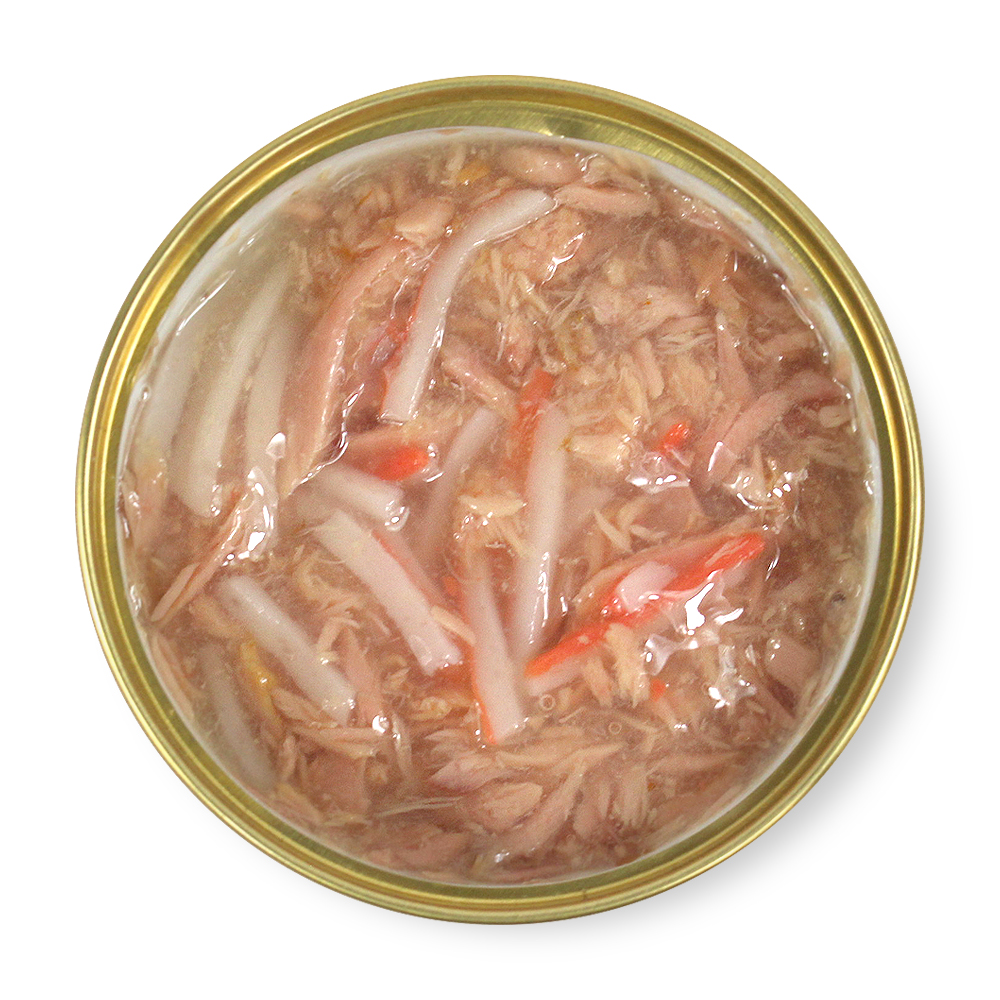 [+N포인트 1천] 프리미엄 골드런치캔 고양이캔 습식 게살 참치, 80g, 24개 - 상세 이미지 4