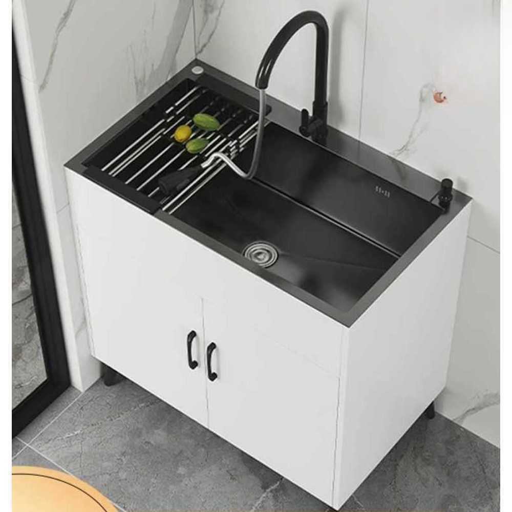 사무실싱크대 농막 교체 설치 가스대 서랍형 업소용 화이트-52x38 - 상품 이미지
