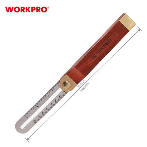 워크프로 슬라이딩 T자 230mm 자유자 각도자 WP264006 각도 측정 금속 목공공구 - 상세 이미지 3