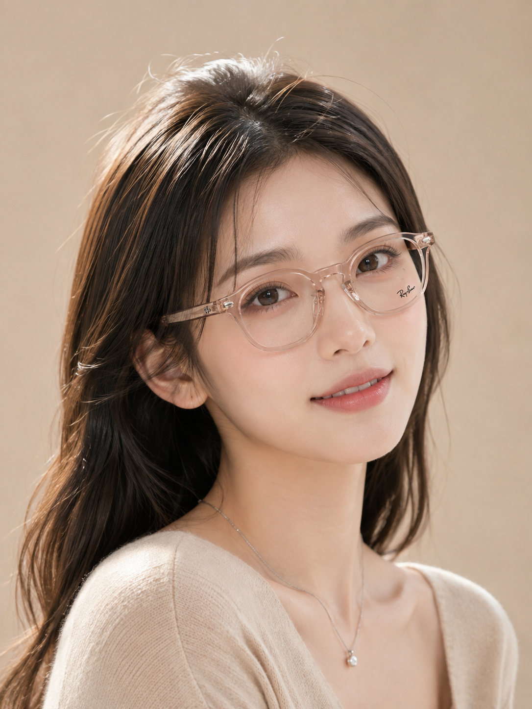 레이벤 안경 RX 5443 2000 아넬형 검정 블랙 뿔테 사각 패션 아세테이트 안경테 - 상세 이미지 4