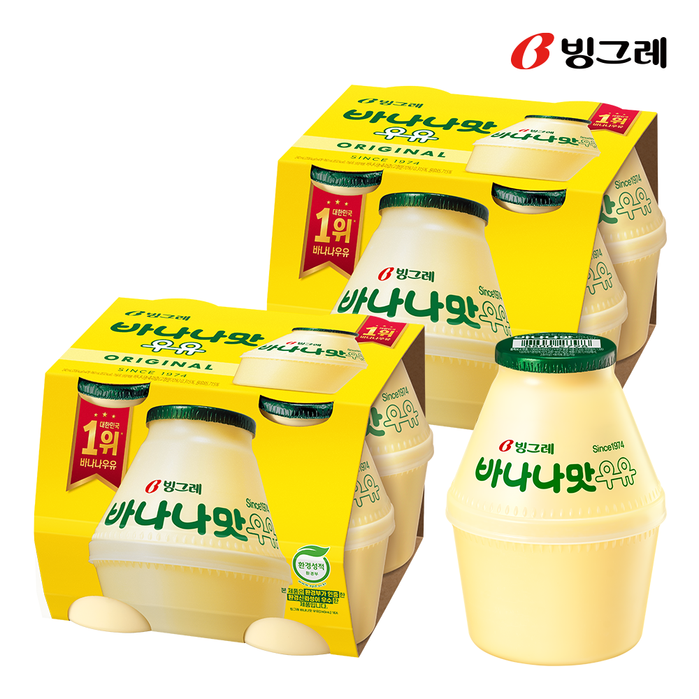 [굿즈구성] 빙그레 단지우유 바나나맛우유 240ml X 8개 + 실리콘참 3종 - 상세 이미지 5