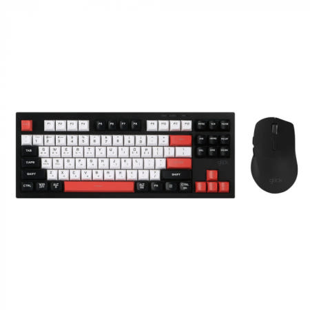지클릭커 오피스프로 WMK50 사일런스 M 87 사무용 무선 키보드 마우스 세트 Poker