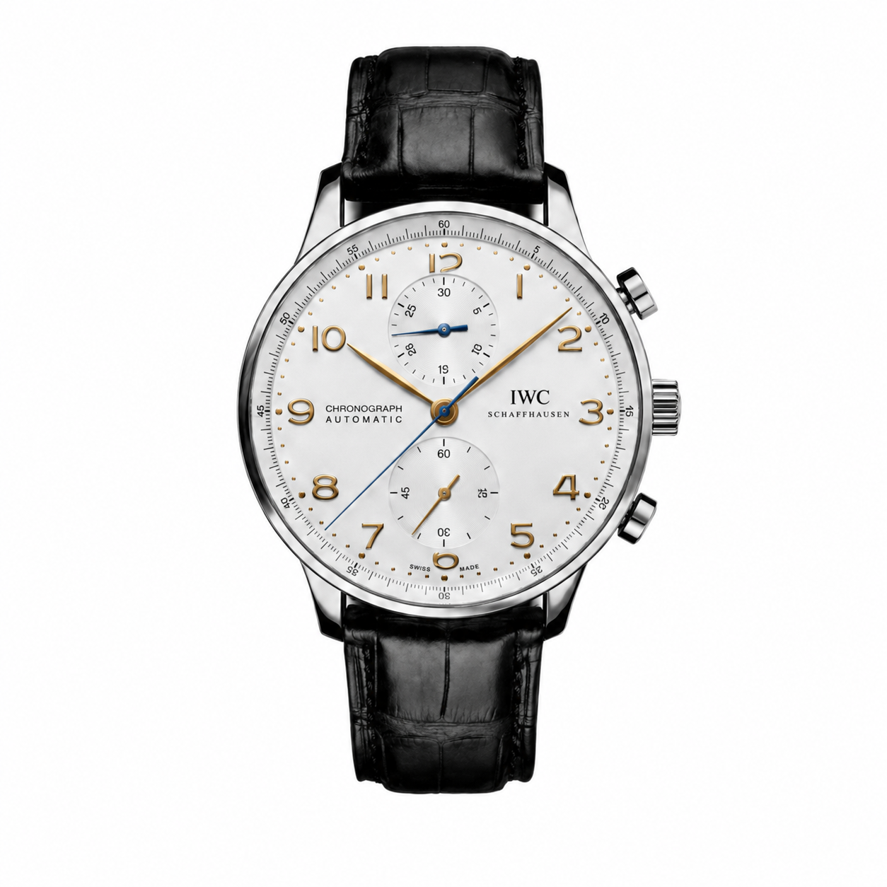 IWC 포르토피노 포르투기저 호환 가죽 스트랩 디버클 브라운 이미지 8