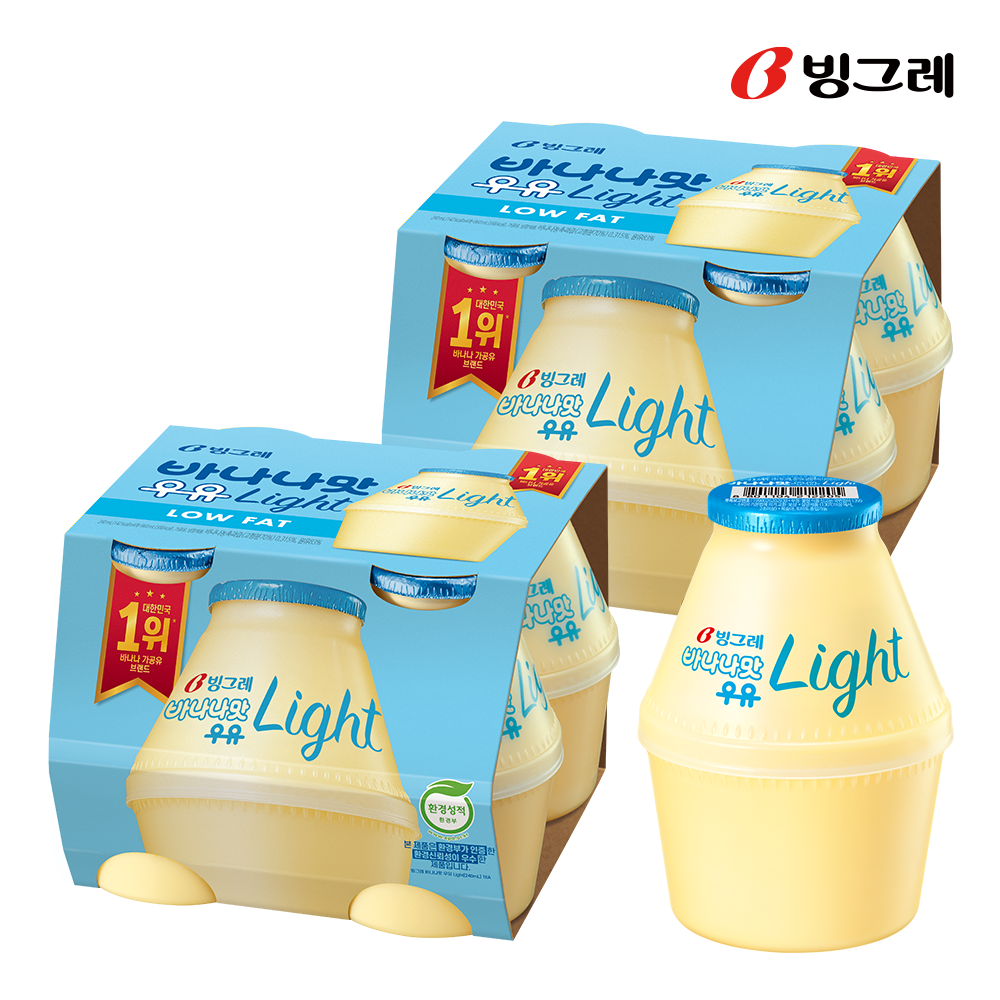 [굿즈구성] 빙그레 단지우유 바나나맛우유 240ml X 8개 + 실리콘참 3종 - 상세 이미지 2