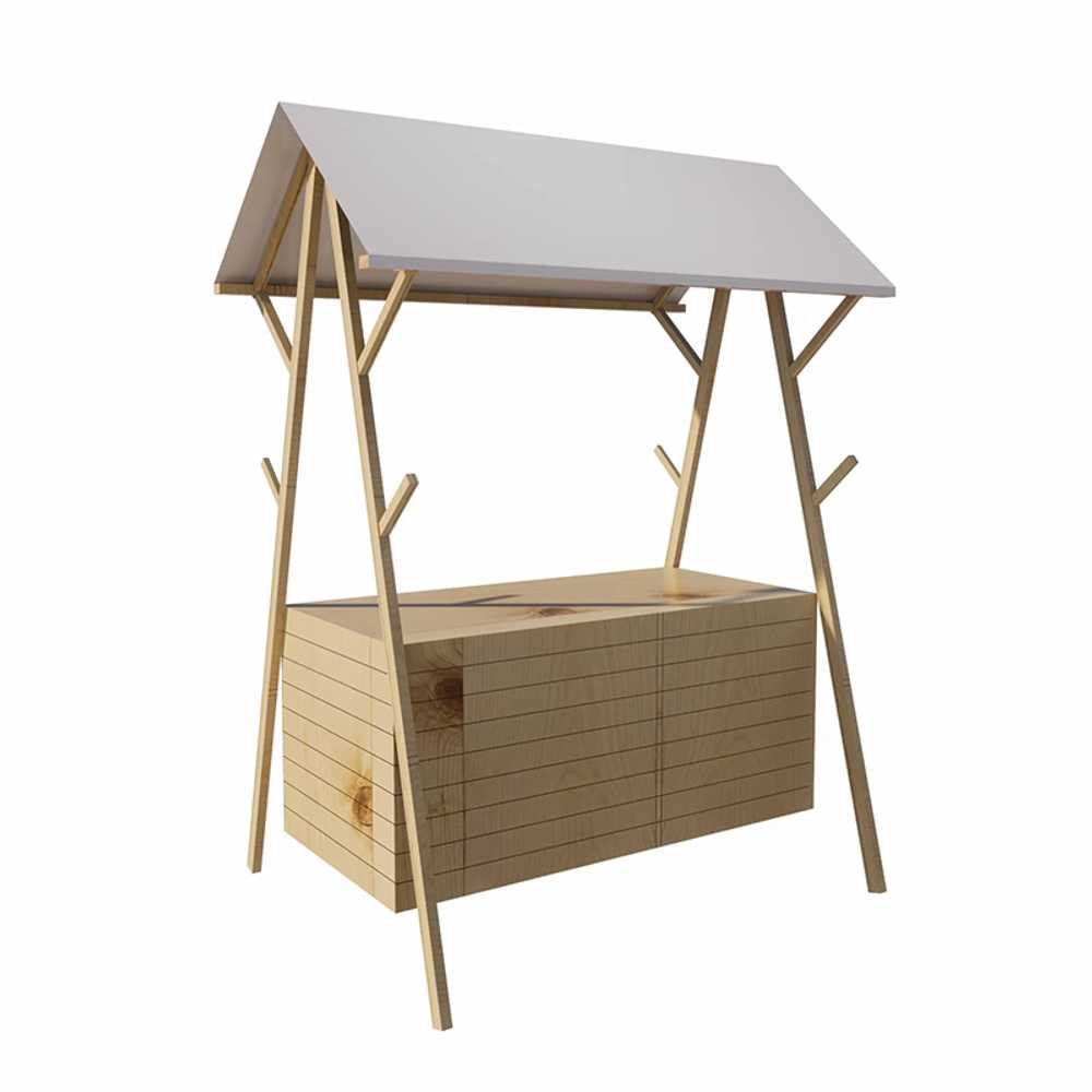 플리마켓부스 야시장 페스티벌 판매대 액세서리 야외 레드120x60x200(천장천) 이미지 6